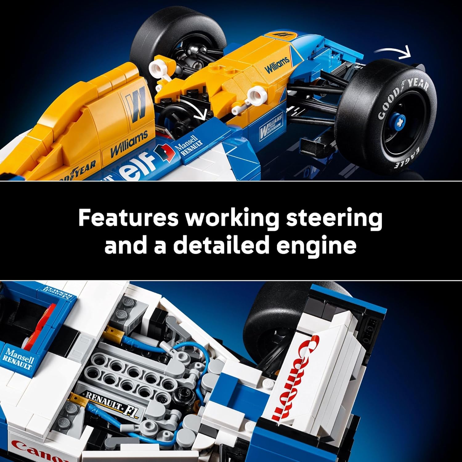 Lego Icons Williams Nigel Mansell